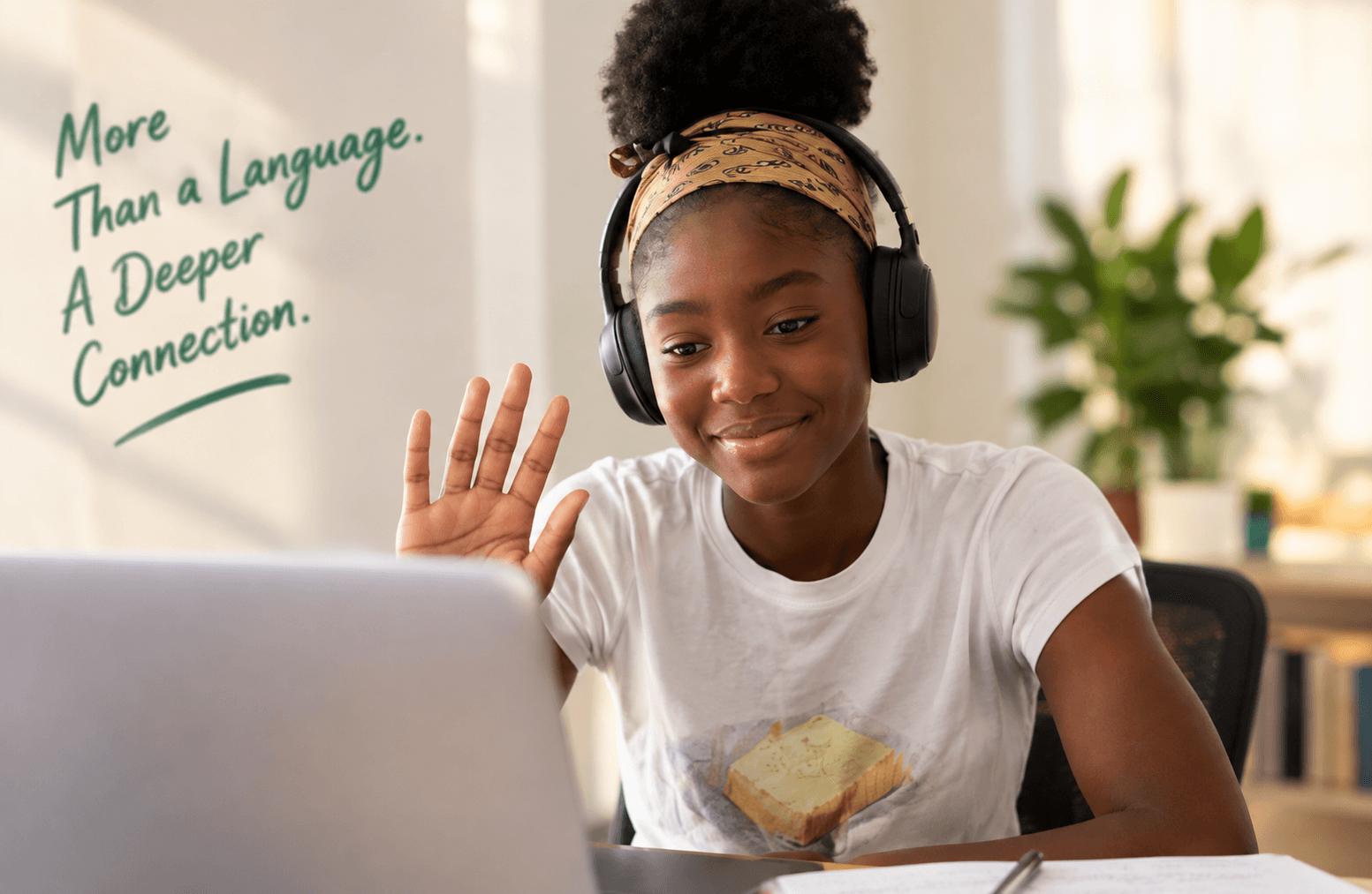 African language tutor and student connecting seamlessly online